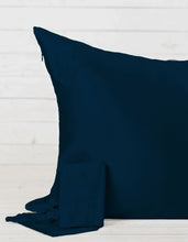 Load image into Gallery viewer, Blush Silks Pure Mulberry Silk Pillowcase - NAVY