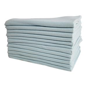 OFF SHADE 60" Wide Flat Sheet - Cotton Flannel - Light Blue (view for details)