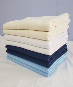 55" Wide Cotton Flannel Flat Sheet