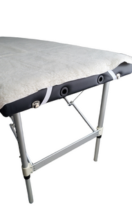 Sherpa Fleece Set ( Table Cover with elastic straps and Face Cradle Cover)