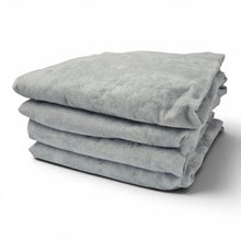 Load image into Gallery viewer, OFF SHADE 30" Wide Fitted Sheet - Cotton Flannel - Grey Marble