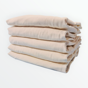 OFF SHADE 30" Wide Fitted Sheet - Cotton Flannel - Cream (view for details)