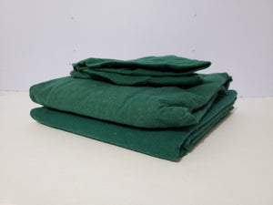 Standard Size Colored Cotton Flannel Sheet Set (Pick your Color and Cradle Style)