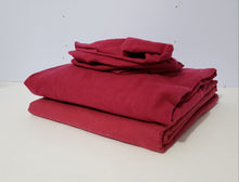 Load image into Gallery viewer, Standard Size Colored Cotton Flannel Sheet Set (Pick your Color and Cradle Style)