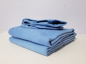 Standard Size Colored Cotton Flannel Sheet Set (Pick your Color and Cradle Style)