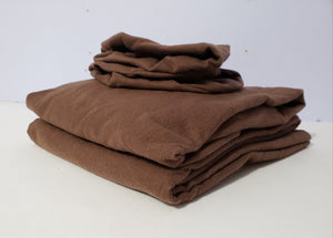 Standard Size Colored Cotton Flannel Sheet Set (Pick your Color and Cradle Style)