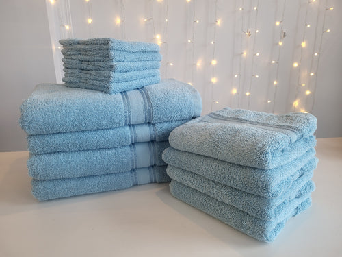 Light Blue Terry Towels