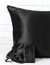Load image into Gallery viewer, Blush Silks Pure Mulberry Silk Pillowcase - ONYX