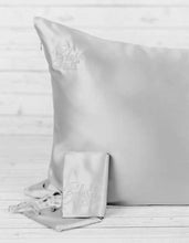 Load image into Gallery viewer, Blush Silks Pure Mulberry Silk Pillowcase - PEWTER