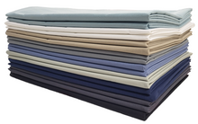 Load image into Gallery viewer, Poly Cotton Percale Weave Flat Sheet (Pick Color and Size) Mix and Match: 10 for $190