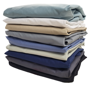 Poly Cotton Percale Weave Fitted Sheet (Pick Color and Size) Mix and Match: 10 for $240