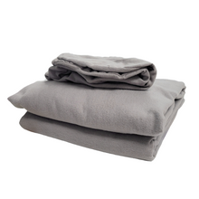 Load image into Gallery viewer, Standard Size Colored Cotton Flannel Sheet Set (Pick your Color and Cradle Style)