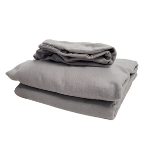 Standard Size Colored Cotton Flannel Sheet Set (Pick your Color and Cradle Style)