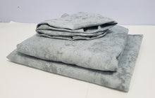 Load image into Gallery viewer, Grey Marble Cotton Flannel Sheet Set (Pick Your Sizes) *Wide Flat and Wide Fitted Available*