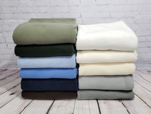 Polar Fleece & Microfleece Blankets approx. 60''x 82''