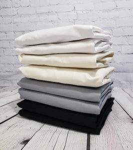 Poly Cotton-Twill Weave Fitted Sheet (Pick Color and Size) Mix and Match: 10 for $210