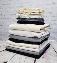 Load image into Gallery viewer, Poly Cotton-Twill Weave Sheet Set (Pick Color and Sizes) *Only comes with Regular Face Cradle Cover* Mix and Match: 10 for $435